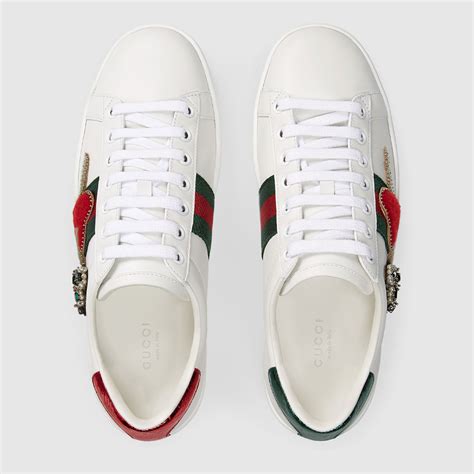 gucci ace leather embroidered sneaker|gucci ace leather sneaker review.